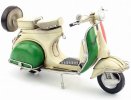 Vintage 1:6 Colorful Painting Tinplate Vespa Scooter Model