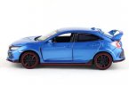 Kids Black / White / Red / Blue Diecast Honda Civic Type R Toy