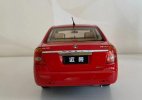 White / Red 1:18 Scale Diecast 2006 Geely Vision Model