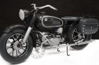 Handmade Black Medium Scale Tinplate 1960 BMW R60 Model