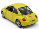 Red / Yellow 1:25 Scale Maisto Diecast VW New Beetle Model