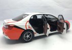 White-Orange 1:18 Diecast 2014 BYD Qin CRC Racing Car Model