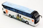 White / Green 1:32 Kids Dream City Diecast Coach Bus Toy