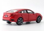 Blue / White / Red 1:32 Kids Diecast 2019 Honda Civic Car Toy