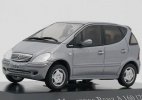 Silver 1:43 IXO Diecast 2001 Mercedes-Benz A-Class A160 Model