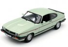 1:24 Scale Light Green Bburago Diecast 1982 Ford Capri Model