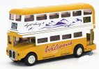 1:50 Scale Kids Red London Double-decker Bus Toy