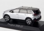 1:43 Scale NOREV Gray Diecast 2016 Peugeot 5008 GT SUV Model