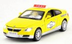 1:32 Kids Yellow/ Orange / Green Diecast BMW M6 Taxi Toy