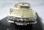 White / Champagne IXO 1:43 Diecast 1970 BMW 2000CS Model