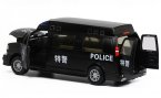 Kids Black 1:32 Scale Pull-Back Function Police Diecast GMC Toy