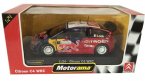 Red 1:24 Scale Motorama Diecast Citroen C4 WRC Model