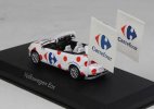 White 1:43 Scale NOREV Carrefour Theme Diecast VW Eos Model