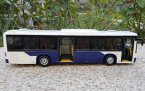 1:42 Scale Blue-White Diecast Higer City Bus Model