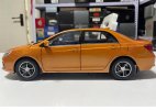 1:18 Scale White / Orange Diecast 2014 BYD Qin Car Model