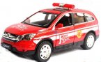 1:32 Scale Fire Dept White / Red Diecast Honda CR-V Toy