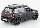 1:36 Scale Kid Matte Black Diecast Mini Cooper S Countryman Toy