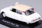 White 1:43 Scale Diecast 1968 Citroen ID 19 Taxi Model