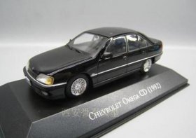 1:43 Black IXO Diecast 1992 Chevrolet Omega CD Model