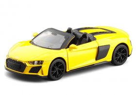 Green / Yellow / Red Kids 1:32 Diecast 2020 Audi R8 Spyder Toy