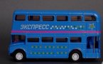 Kids Red / Blue / Yellow / White Double-Decker Bus Toy