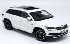 Brown / White / Golden 1:18 Diecast Skoda Kodiaq Model