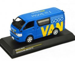 Blue 1:43 Scale TINY Diecast Toyota HIACE GOGOVAN