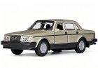 Kids 1:36 Scale Champagne Welly Diecast Volvo 240 GL Toy