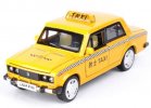 1:32 Scale Kids Yellow Pull-back Function LADA Taxi Toy