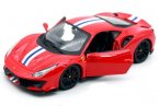 Bburago 1:24 Scale Red Diecast Ferrari 488 Pista Model