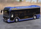 Blue 1:42 Scale Diecast Sunlong SLK6101 City Bus Model