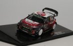 IXO 1:43 Scale Red Diecast Citroen C3 WRC Car Model