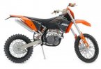 Black-Orange 1:12 Scale Diecast KTM 450 EXC Motorcycle Model