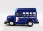 Mini Scale Yellow / Red Kids School Bus Toy