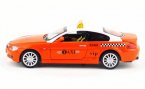 1:32 Kids Yellow/ Orange / Green Diecast BMW M6 Taxi Toy