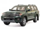 White / Green 1:18 Scale Diecast 2012 Toyota Land Cruiser Model