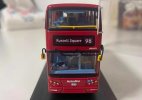 1:64 Scale Red Diecast BYD Double Decker Bus Model