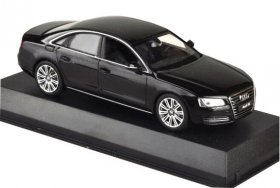 Black 1:43 Scale KYOSHO Diecast Audi A8 D4 Model