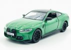 Kids 1:32 Scale Green / Yellow Diecast BMW M4 G82 Toy