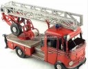 Red Large Scale Tinplate 1998 VW Fire Fighting Truck Model