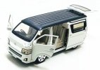 1:32 Scale White / Black Kids Diecast Toyota Hiace Van Toy