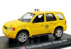 Yellow LEO 1:43 Scale Diecast 2005 Ford Escape Hybird Model