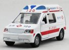 Kids White 1:32 Scale Ambulance Bus Toy