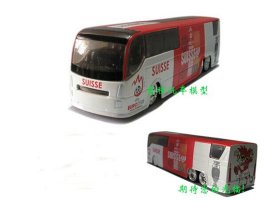 Diecast 2008 European Football Championship Switzerland Bus Toy