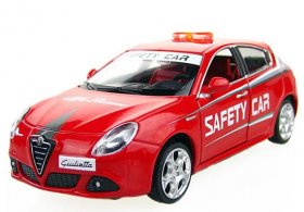 1:32 Scale Red Diecast Alfa Romeo Giulietta Safety Car Toy