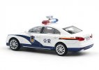 1:64 Scale White Police Diecast 2017 Hongqi H7 Model