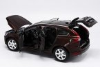 White / Brown 1:18 Scale Diecast Volvo XC60 SUV Model