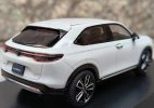 White 1:43 Scale Diecast 2021 Honda Vezel SUV Model