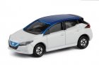 1:63 Scale White NO.93 Tomy Tomica Diecast Nissan Leaf Toy