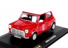 Bburago 1:32 Scale Red / Green Diecast Mini Cooper Model